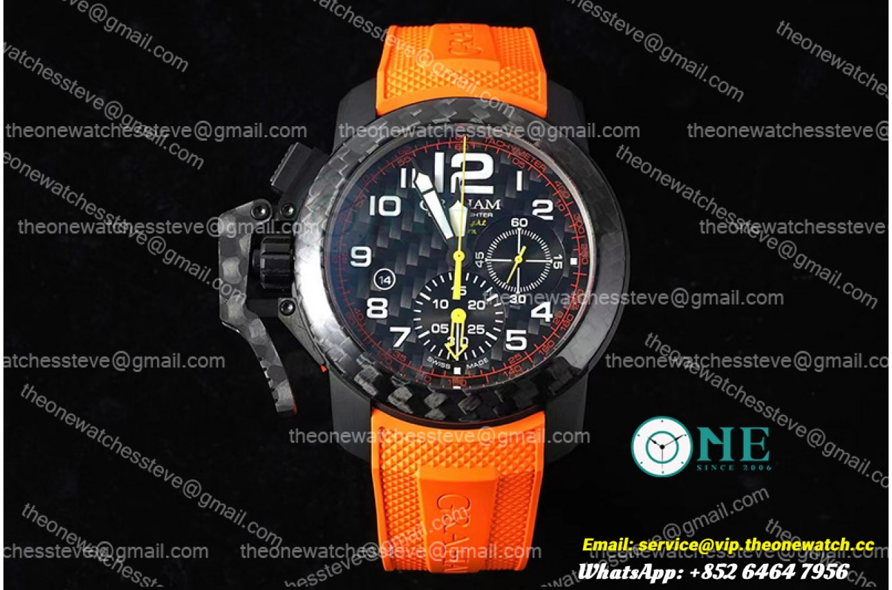 Graham Chronofigher Orange TI/RU 46mm JKF A7750