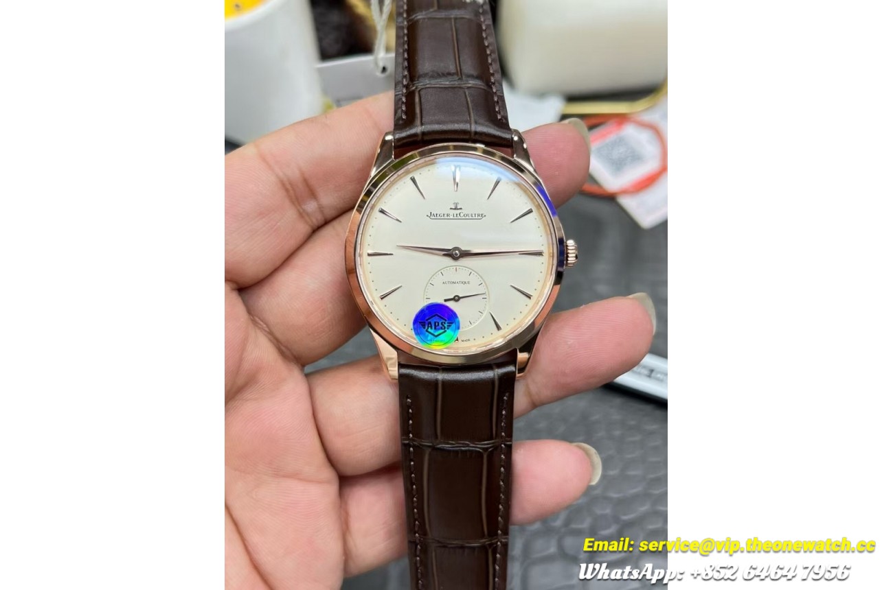 Master Ultra Thin No Date 39mm RG/LE White Dial APS A896