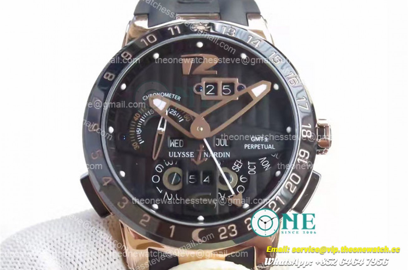 Ulysse Nardin - Executive Toro 326-03 Automatic RG/RU Black TWAF Asia 23J