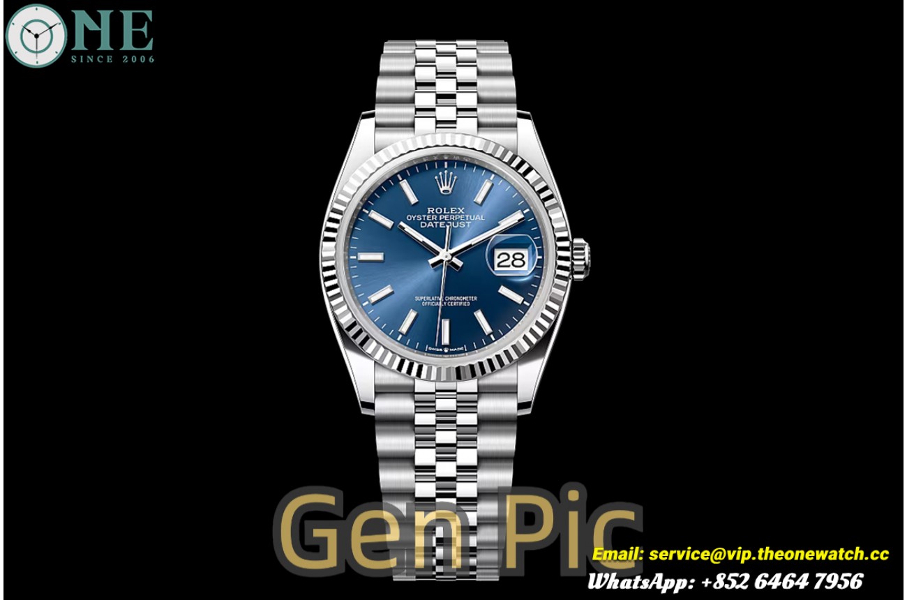 Datejust 126234 36mm Jub SS/SS Blue/Stk VSF V2 DD3235