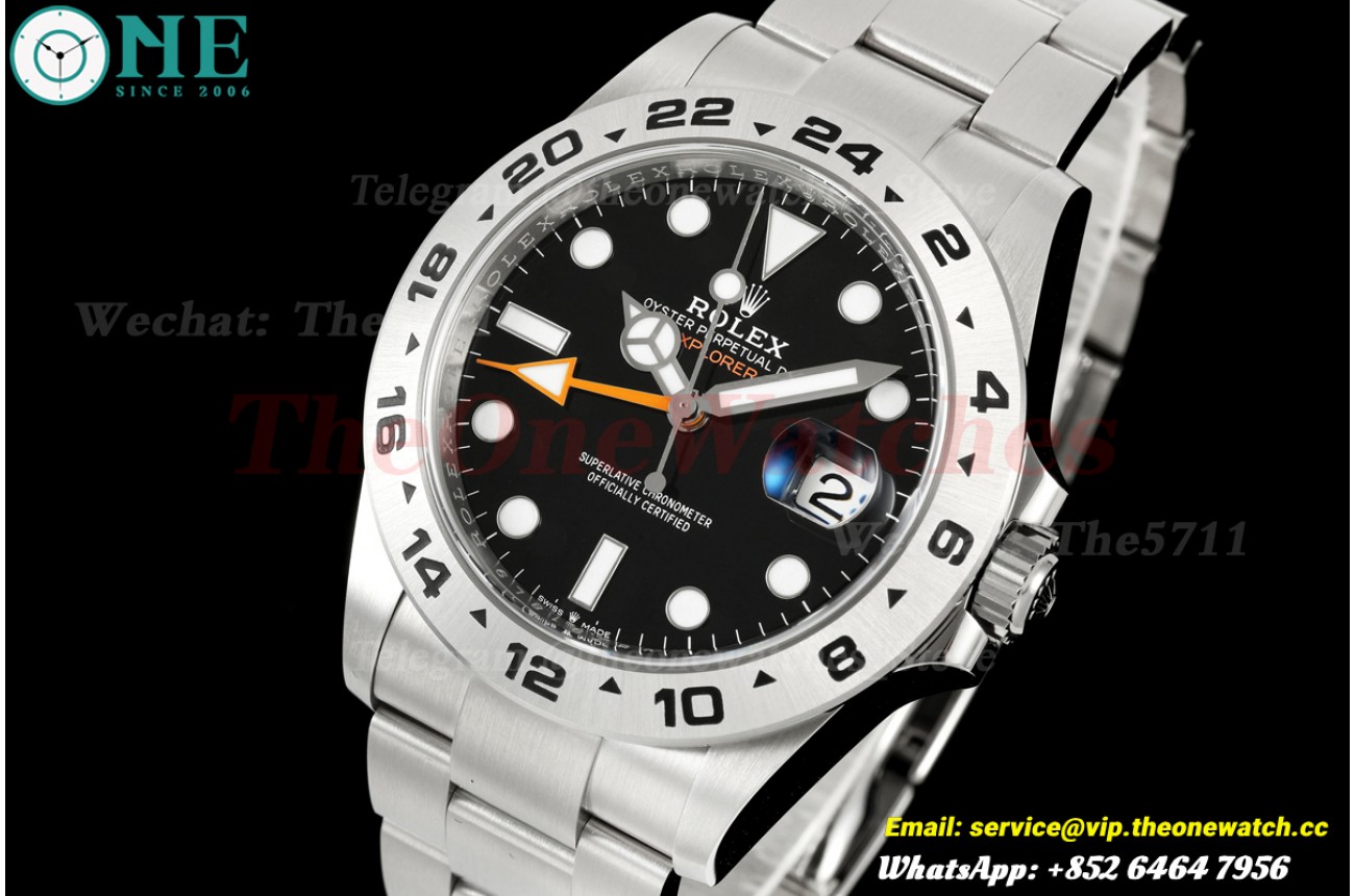 Explorer II 226570 42mm SS/SS Black Dial Clean Plus JH3285(Free Sprung)(Weighted Approx.163g)