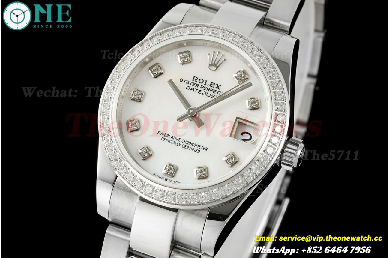 Datejust 278274 31mm Oys Dia SS/SS Mop Dial GMF A2824
