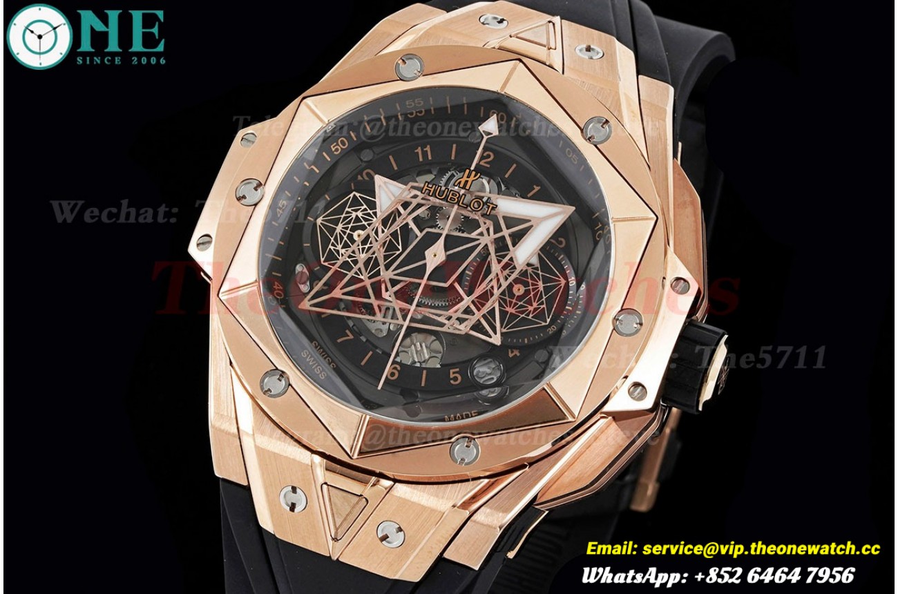Big Bang Sang Bleu RG/RU Black/Num BBF A1240