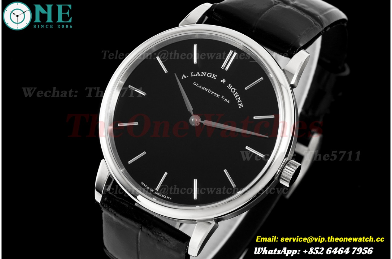 Saxonia Thin 40mm SS/LE Black Dial F8F A2892