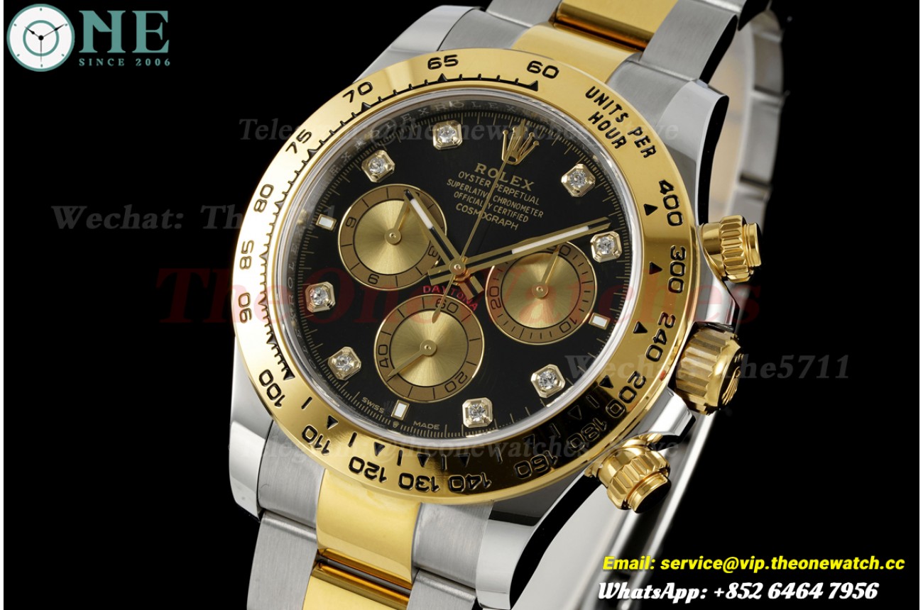 Daytona 126503 40mm SS/YG Black/Dia BTF SH4131