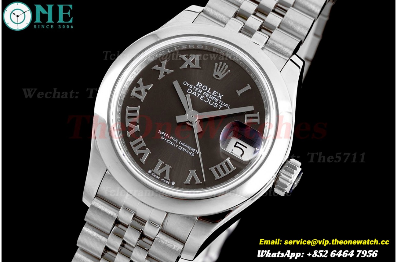 Datejust Ladies 28mm SS/SS Grey Dial TWS NH05