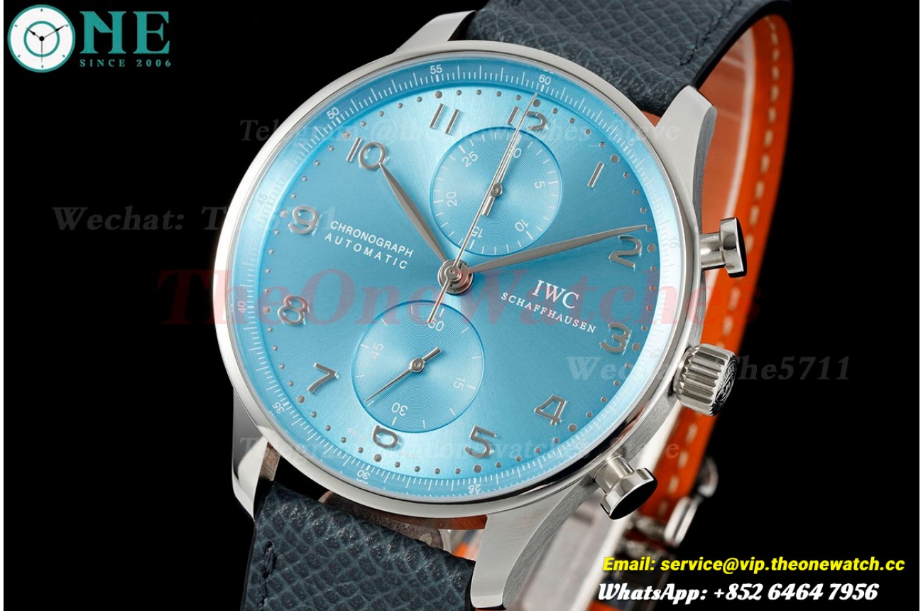 Portugieser Chrono IW371626 41mm SS/LE Ice Blue/Num ZF A69355