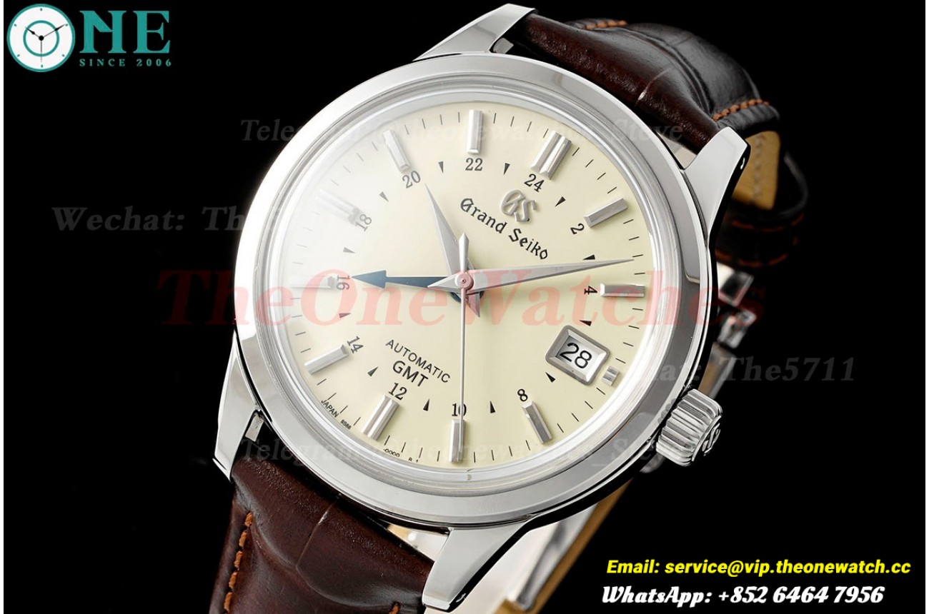 Elegance GMT 39.5mm Cream Dial GSF NH35