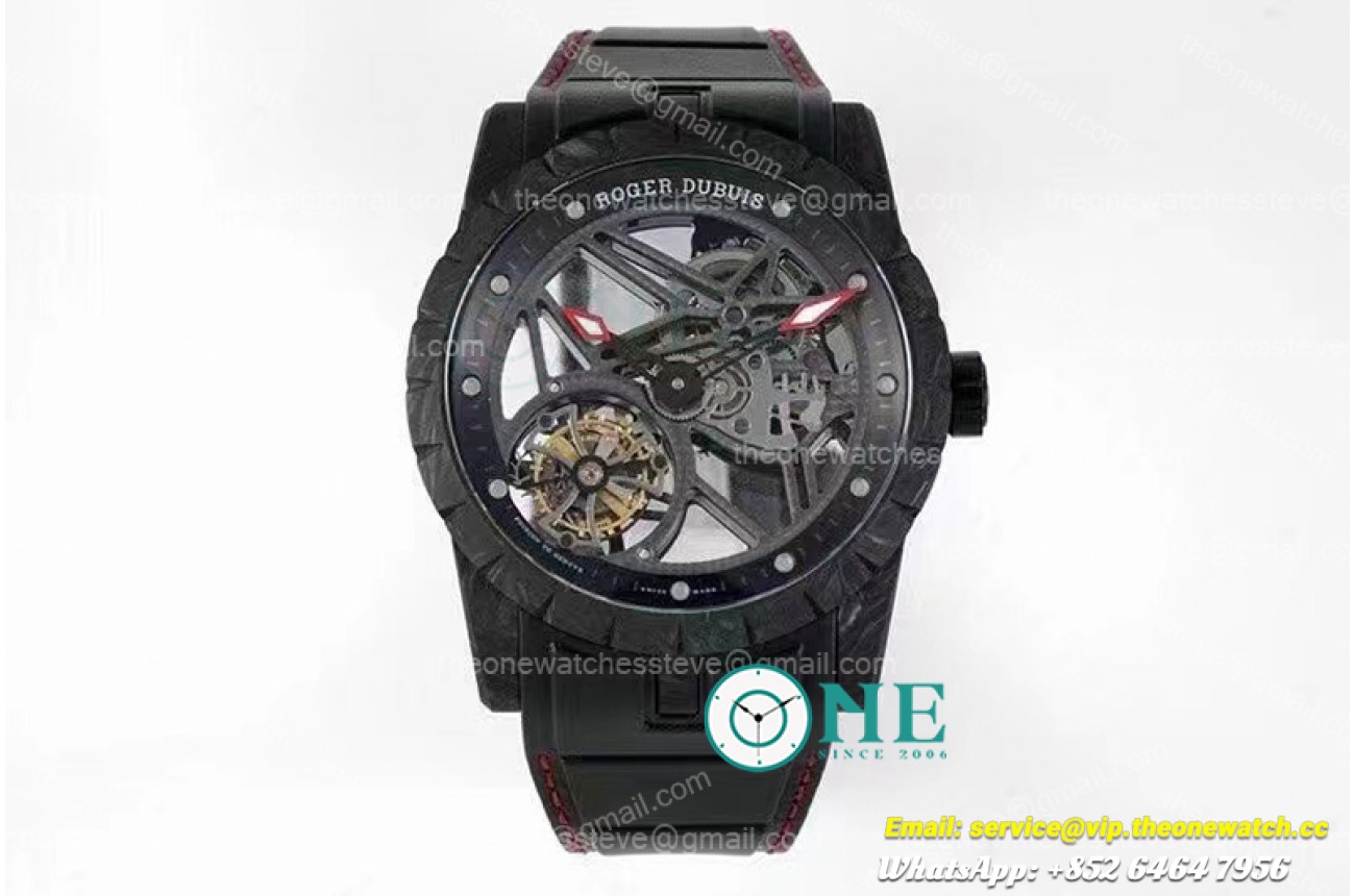 Roger Dubuis - Excalibur Spider Carbon Flying Tourb Blk CF/RU Blk JBF
