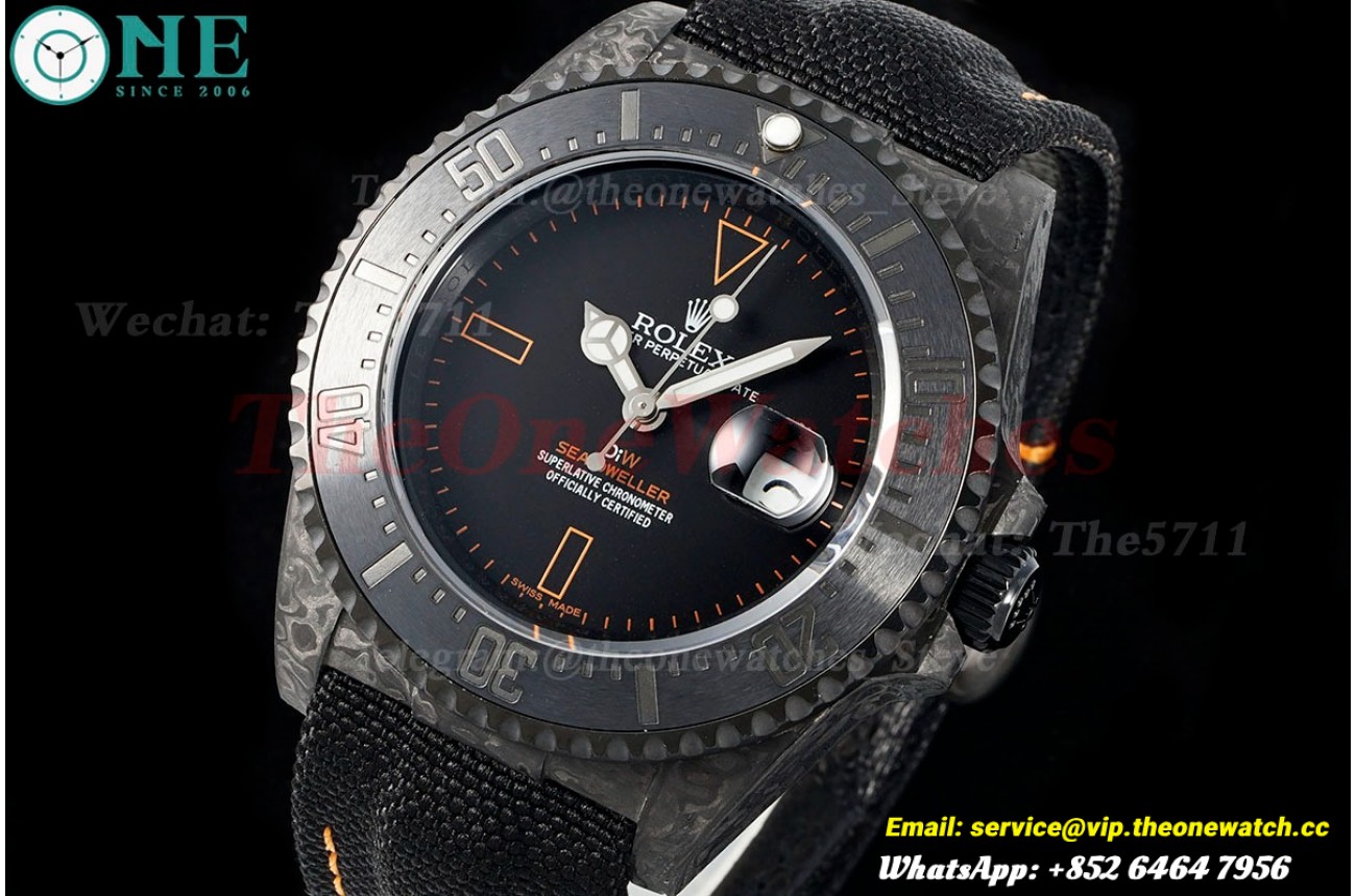 SeaDweller DIW 43mm Ceramic FC/NY Black Dial DIWF VR3235