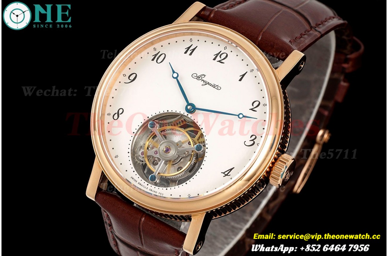 Classique 41mm RG/LE White/Num RMSF Tourb