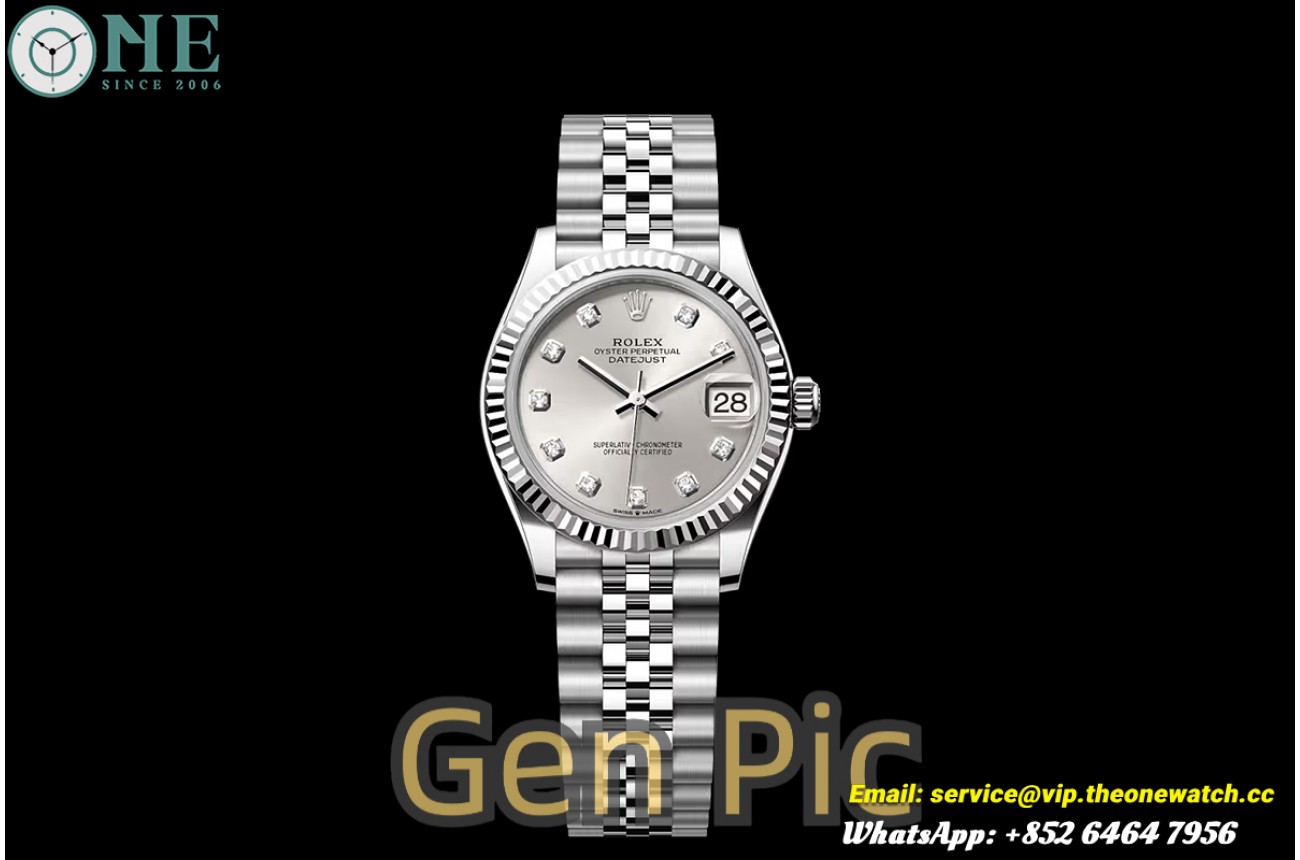 Datejust 278274 31mm Jub SS/SS Grey/Dia ARF A2236