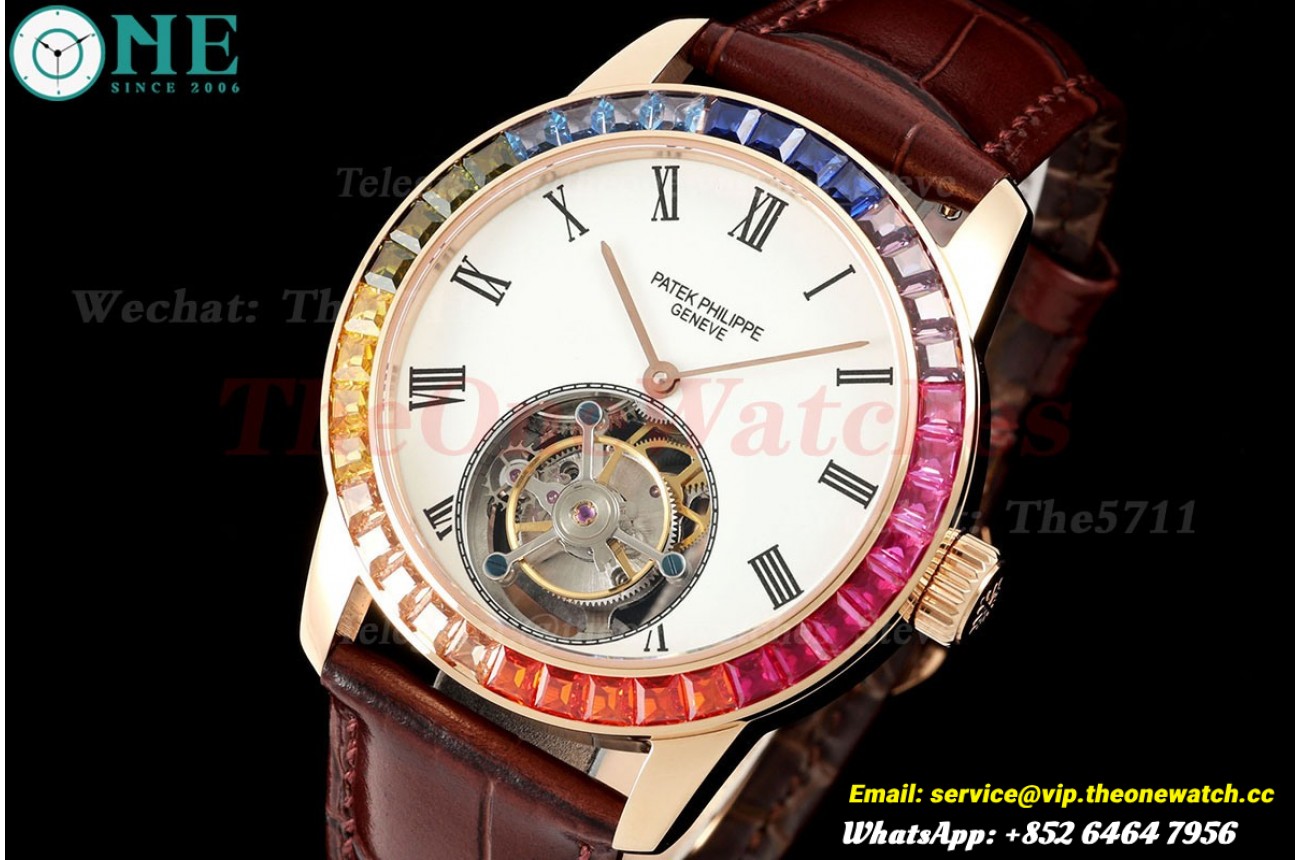 Complications 42mm Gem RG/LE White Dial RMSF Tourb