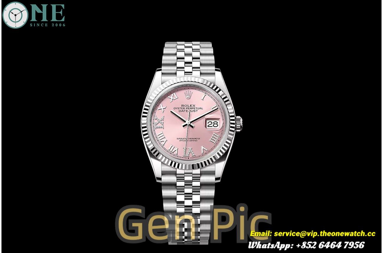 Datejust 126234 36mm Jub SS/SS Pink/Rmn VSF V2 DD3235 Datejust 126234 36mm Jub SS/SS Pink/Rmn VSF V2 DD3235