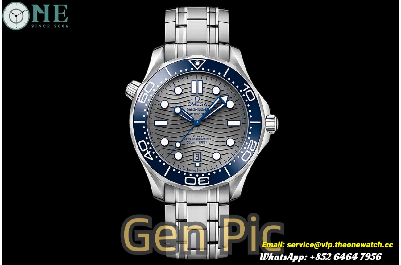Seamaster 300m 42mm SS/SS Grey Dial VSF VS8800 Super Clone