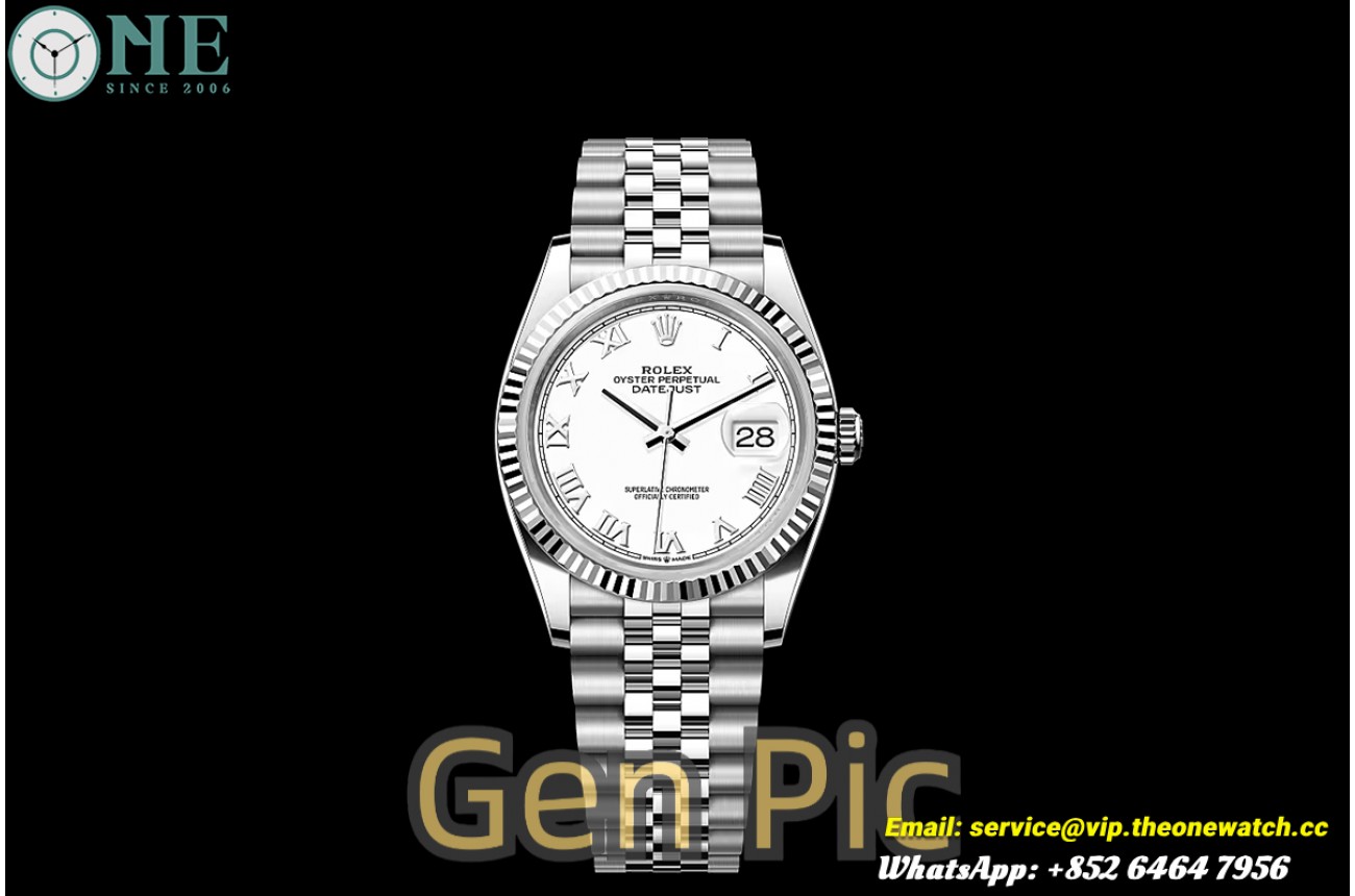 Datejust 126234 36mm Jub SS/SS White/Rmn VSF V2 DD3235 Datejust 126234 36mm Jub SS/SS White/Rmn VSF V2 DD3235