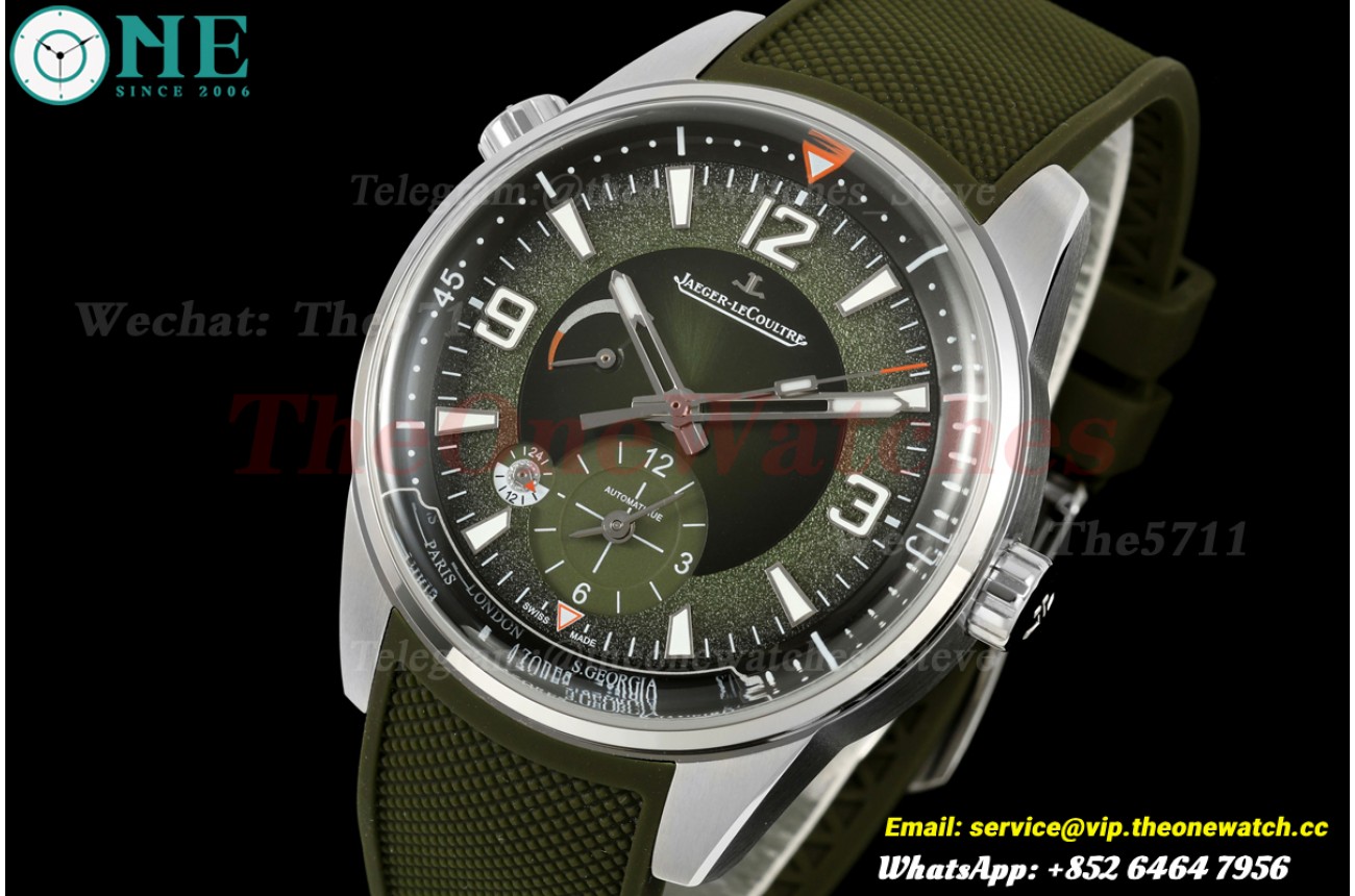 Polaris Geographic 42mm SS/RU Green Dial VRSF A939