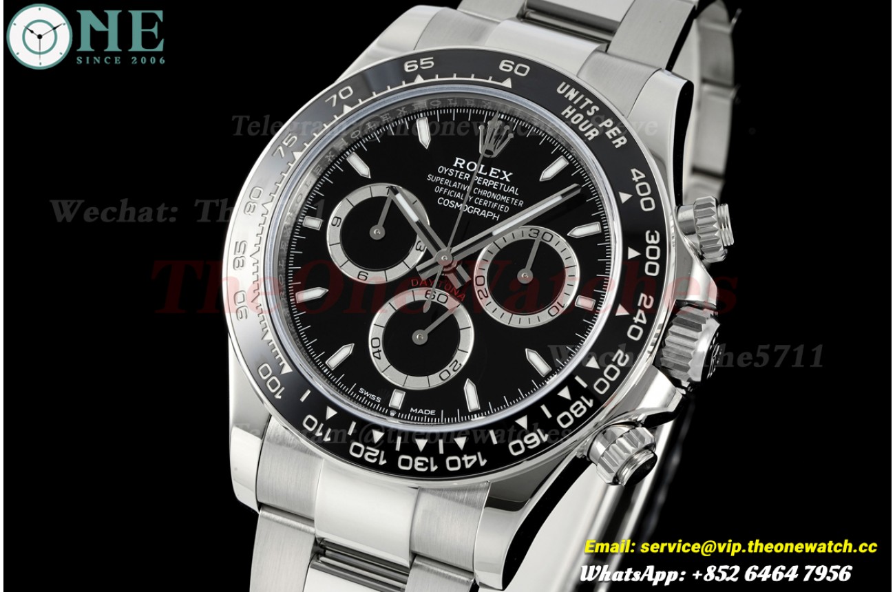 Daytona 126500 40mm SS/SS Black/Stk BTF SH4131