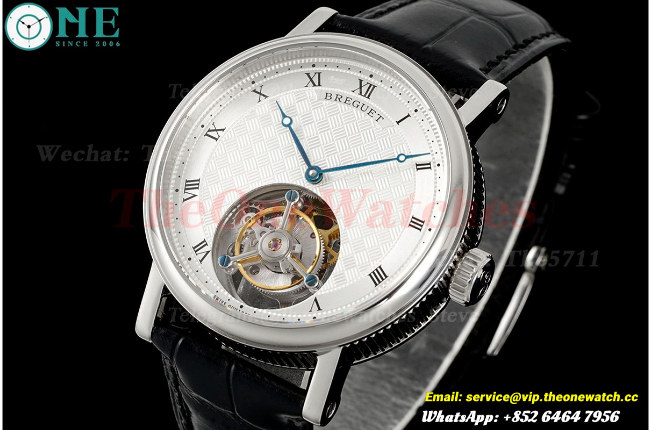 Classique 41mm SS/LE White Textured/Num RMSF Tourb