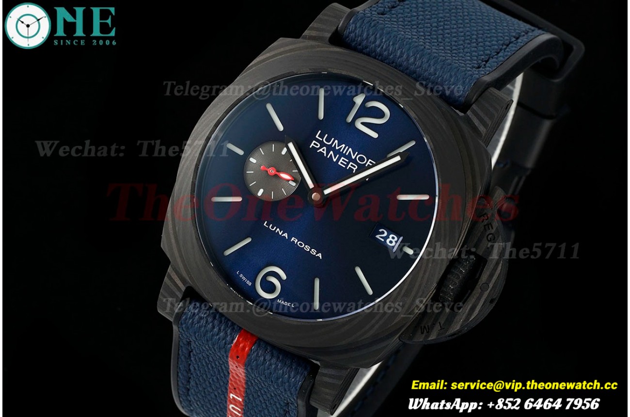 Luminor PAM1529 Luna Rossa 44mm FC/RU Blue Dial VSF P9010